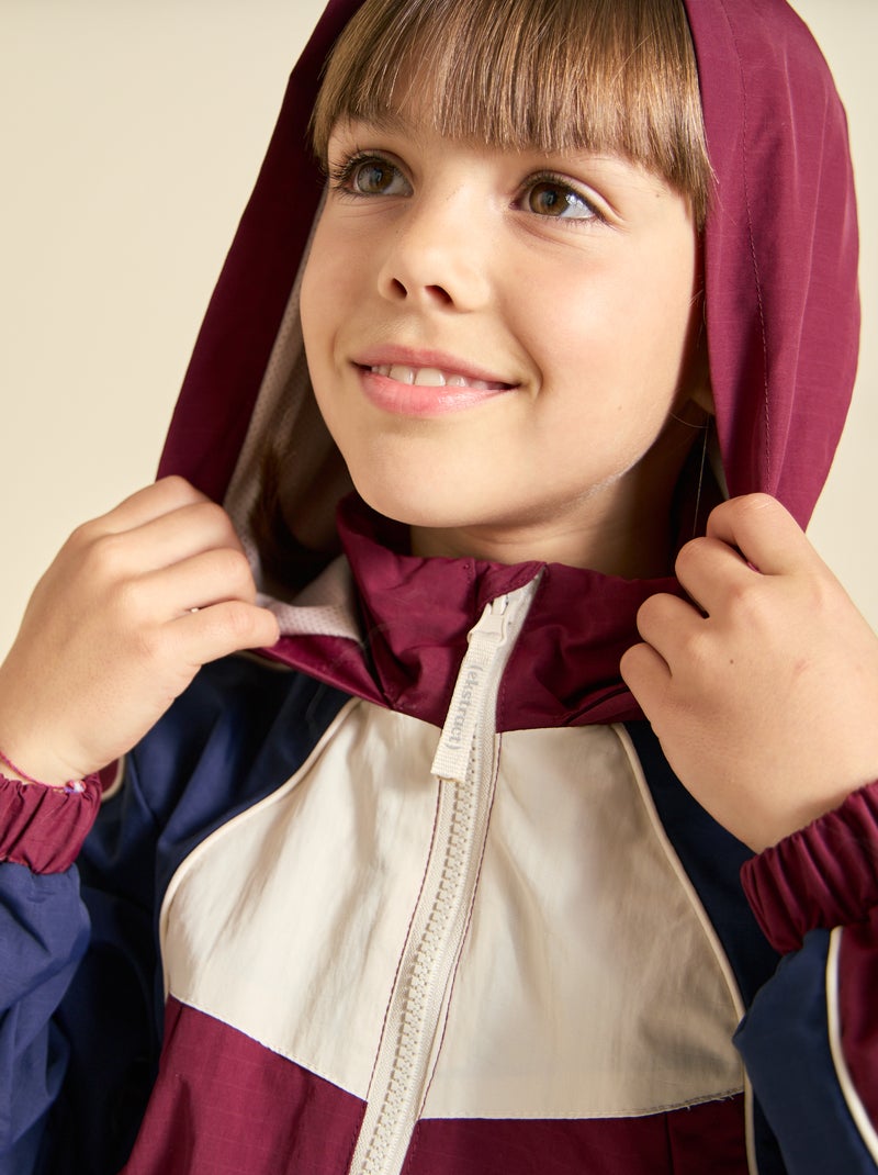 Chaqueta deportiva con capucha - ekstract Rojo - Kiabi