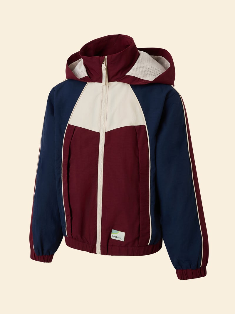 Chaqueta deportiva con capucha - ekstract Rojo - Kiabi