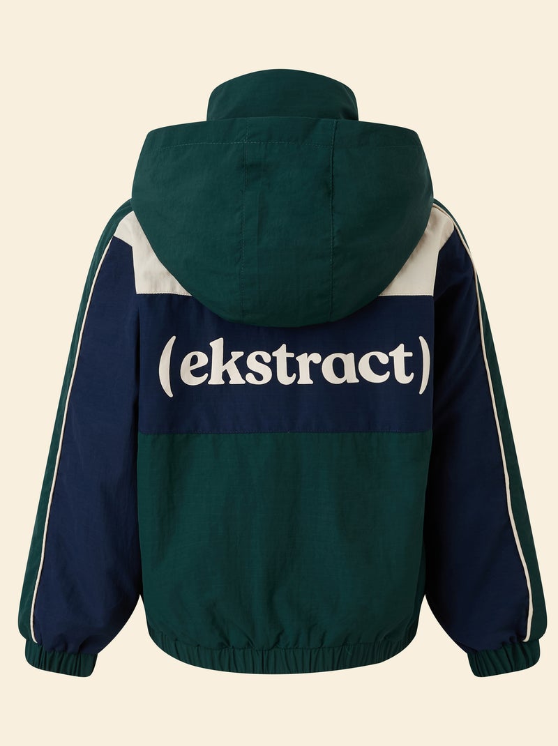 Chaqueta deportiva con capucha - ekstract Verde - Kiabi