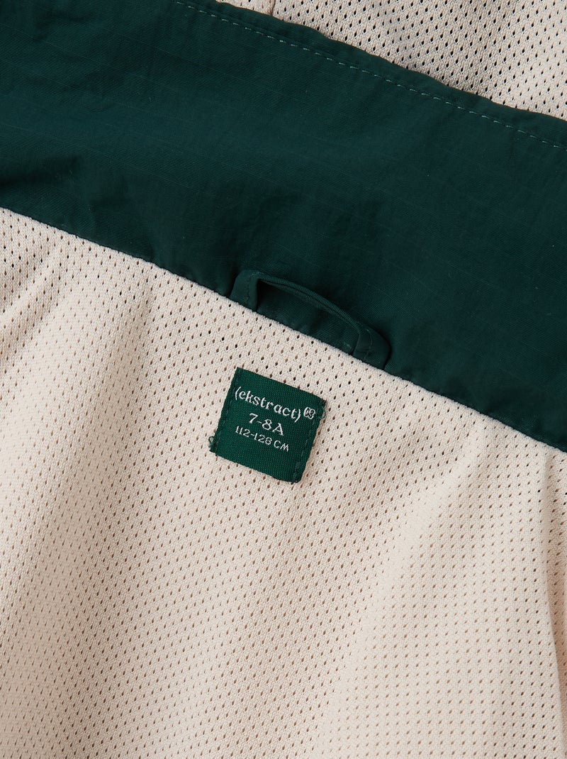 Chaqueta deportiva con capucha - ekstract Verde - Kiabi