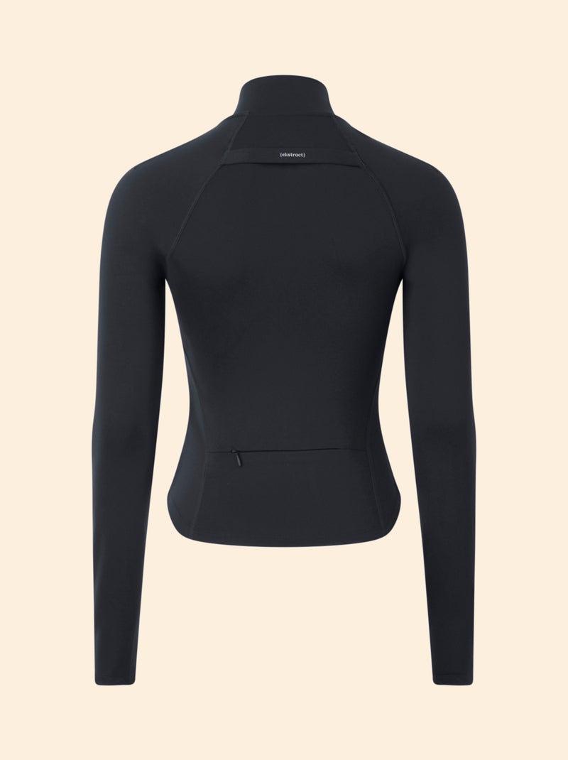 Chaqueta deportiva con cremallera - (ekstract) Negro - Kiabi