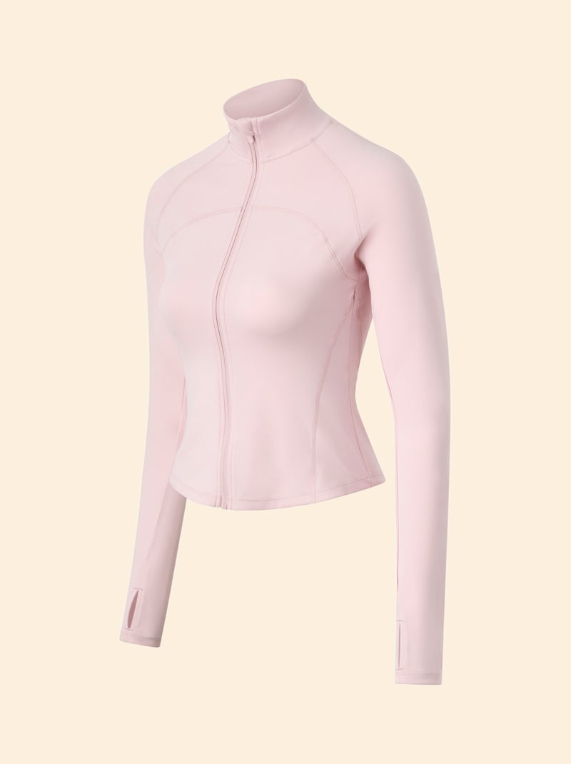 Chaqueta deportiva con cremallera - (ekstract) Rosa - Kiabi