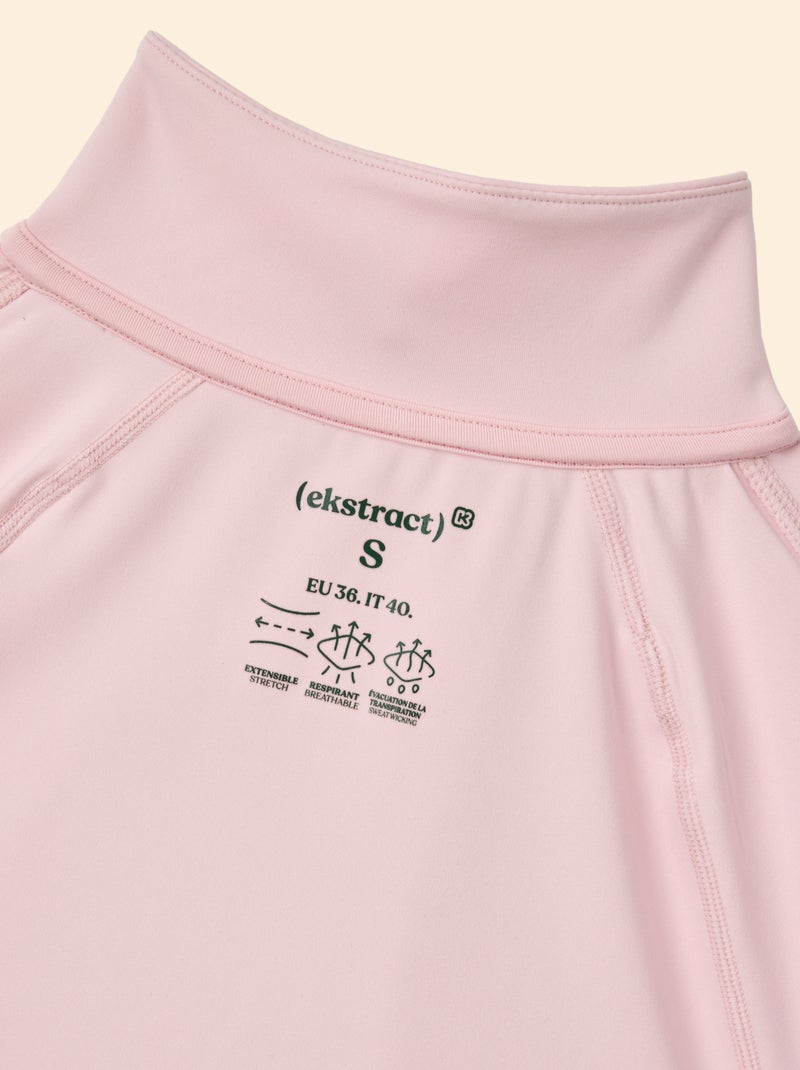 Chaqueta deportiva con cremallera - (ekstract) Rosa - Kiabi