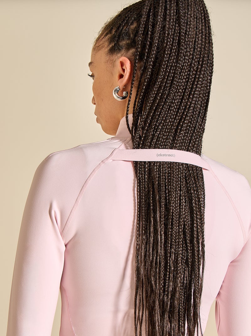 Chaqueta deportiva con cremallera - (ekstract) Rosa - Kiabi
