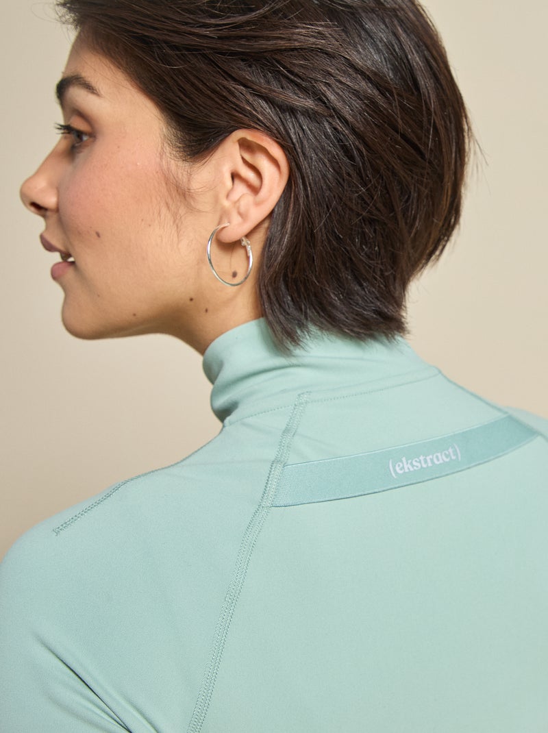 Chaqueta deportiva con cremallera - (ekstract) Verde - Kiabi