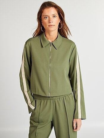Chaqueta deportiva con cremallera