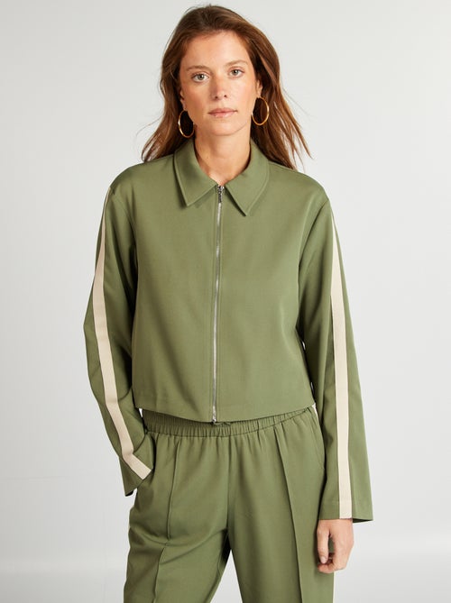 Chaqueta deportiva con cremallera - Kiabi