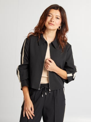 Chaqueta deportiva con cremallera