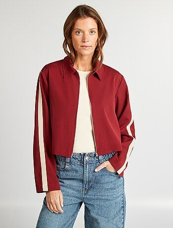 Chaqueta deportiva con cremallera