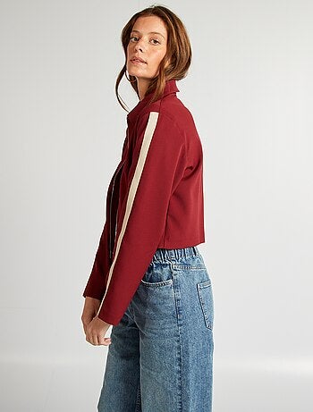 Chaqueta deportiva con cremallera