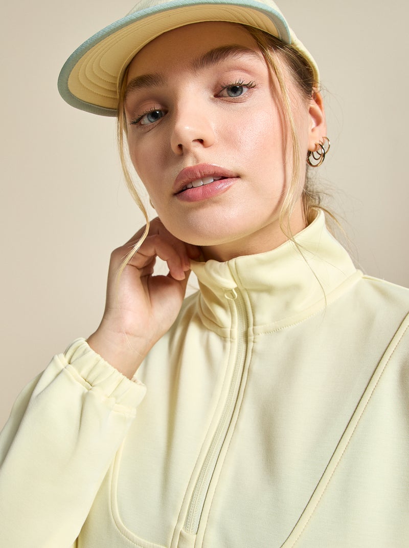 Chaqueta deportiva cuello camionero - (ekstract) Amarillo - Kiabi