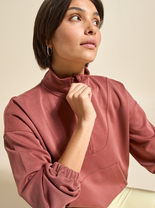 Chaqueta deportiva cuello camionero - (ekstract) - Kiabi