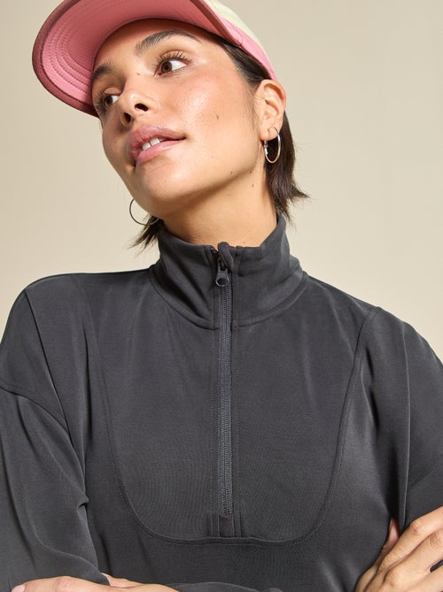 Chaqueta deportiva cuello camionero - (ekstract) - Kiabi