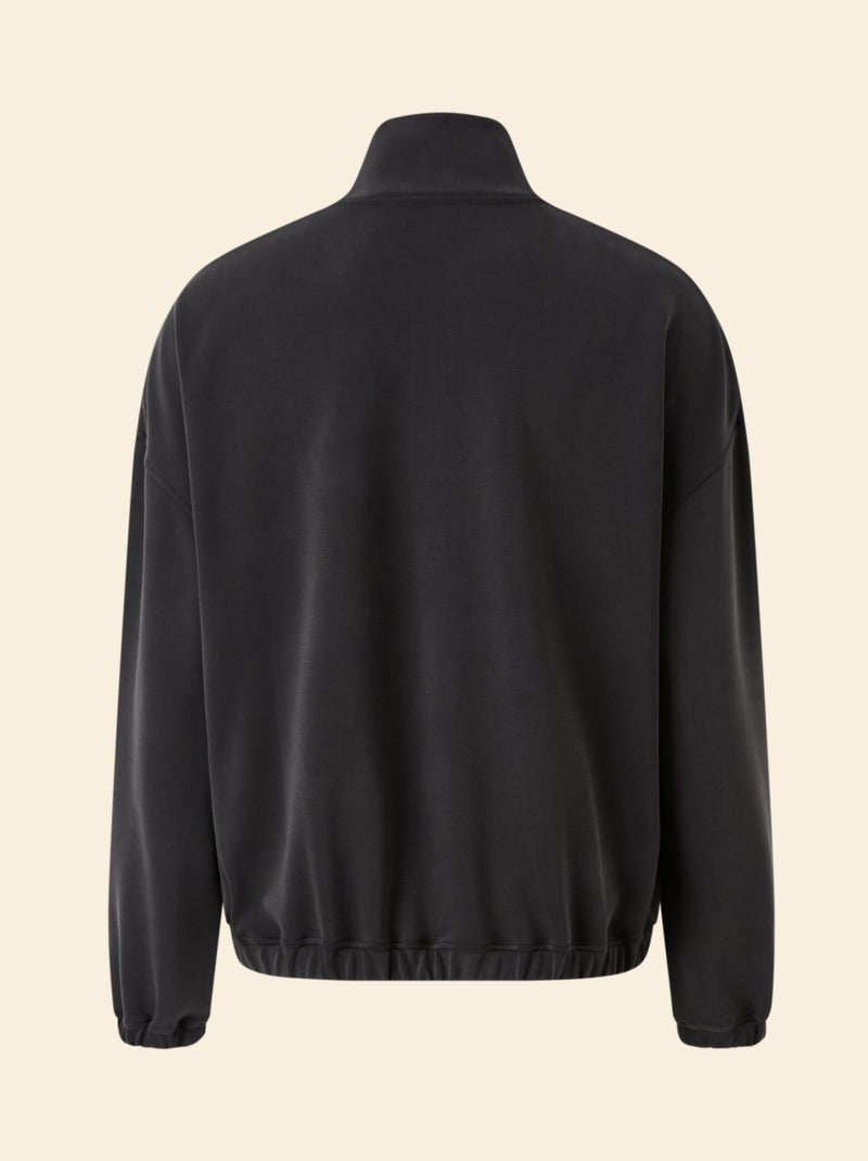 Chaqueta deportiva cuello camionero - (ekstract) Negro - Kiabi