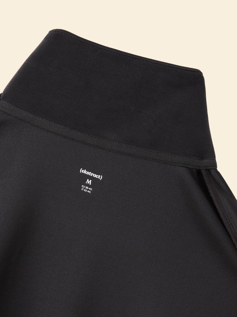 Chaqueta deportiva cuello camionero - (ekstract) Negro - Kiabi