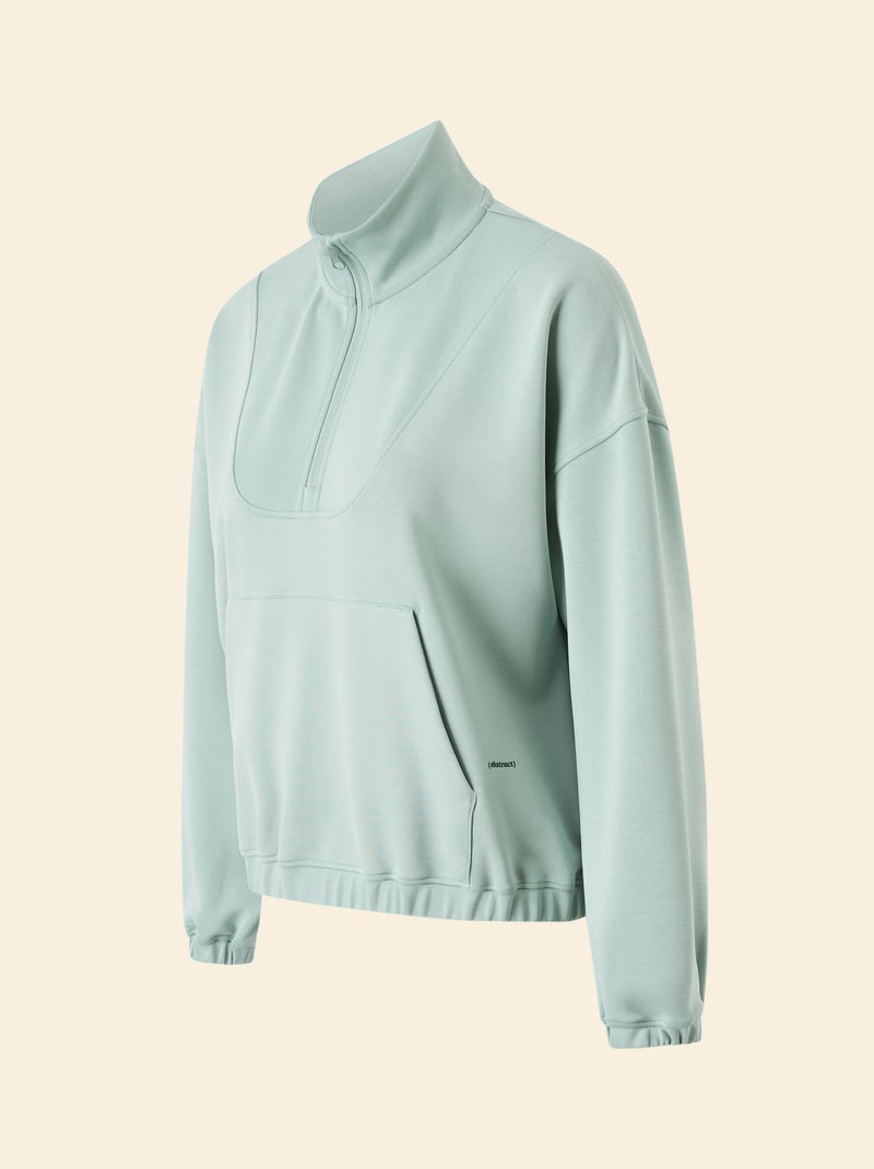 Chaqueta deportiva cuello camionero - (ekstract) Verde - Kiabi