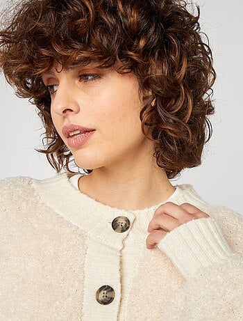Chaqueta efecto borreguito