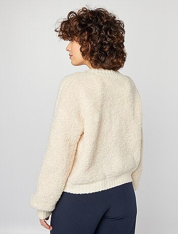 Chaqueta efecto borreguito