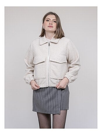 Chaqueta efecto borreguito UBILIVE