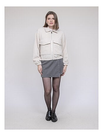 Chaqueta efecto borreguito UBILIVE