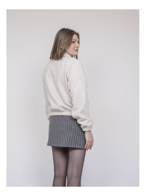 Chaqueta efecto borreguito UBILIVE - Kiabi