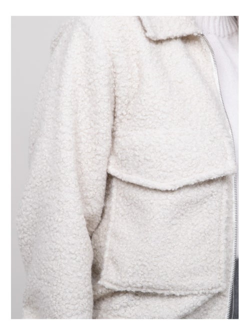 Chaqueta efecto borreguito UBILIVE - Kiabi