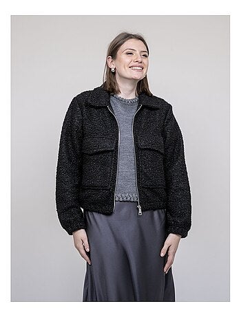 Chaqueta efecto borreguito UBILIVE