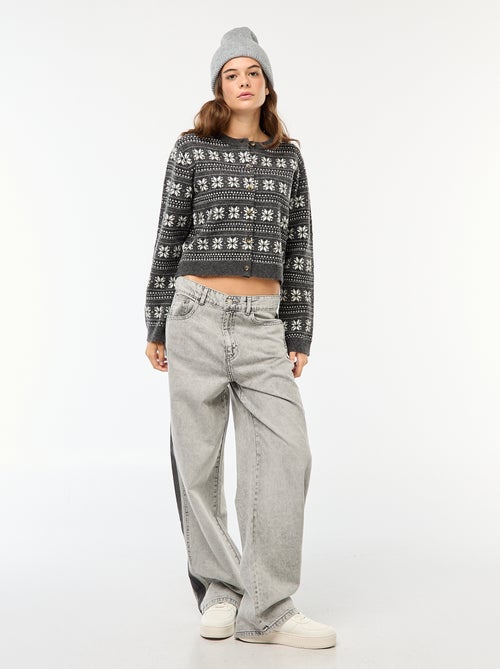 Chaqueta en jacquard - Kiabi