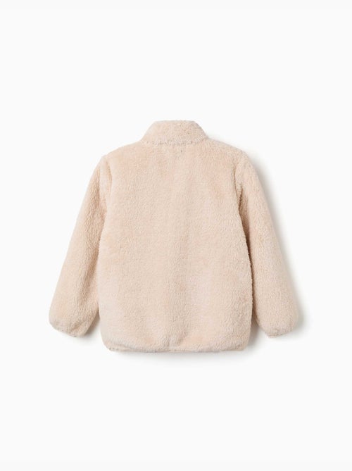 Chaqueta en sherpa con cierre de cremallera - Kiabi Chaqueta en sherpa con cierre de cremallera - Kiabi