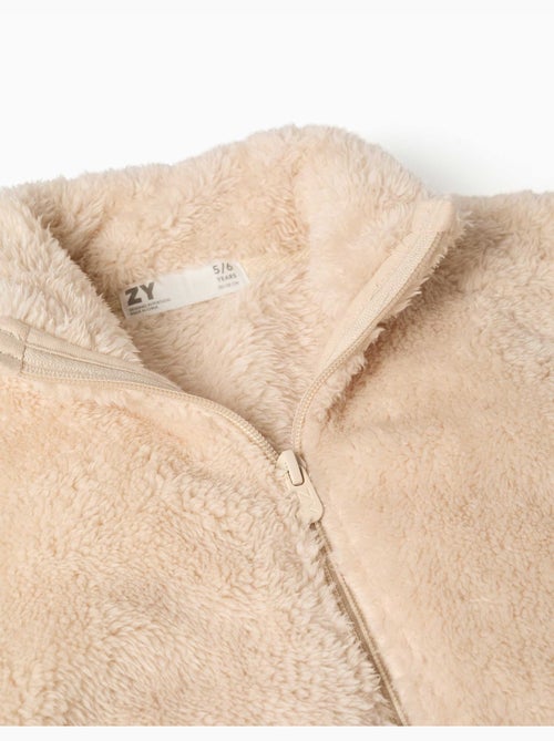 Chaqueta en sherpa con cierre de cremallera - Kiabi Chaqueta en sherpa con cierre de cremallera - Kiabi