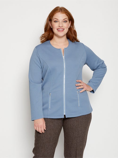 Chaqueta entallada sin cuello - Afibel - Kiabi