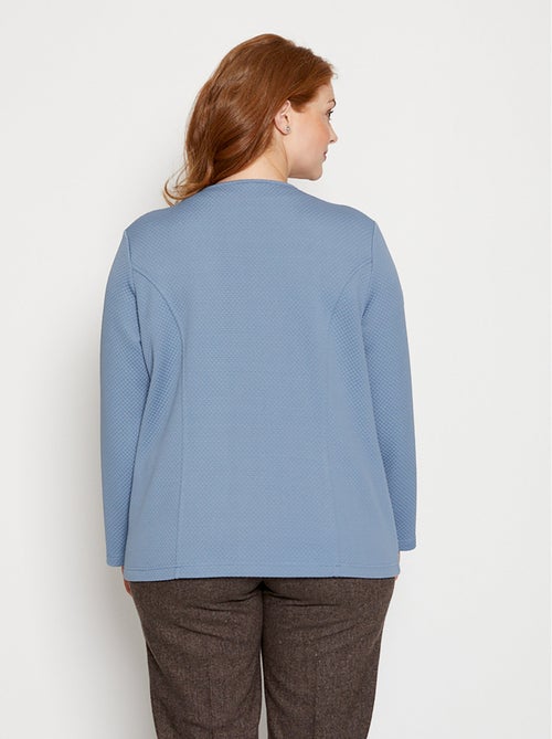 Chaqueta entallada sin cuello - Afibel - Kiabi