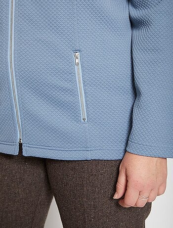 Chaqueta entallada sin cuello