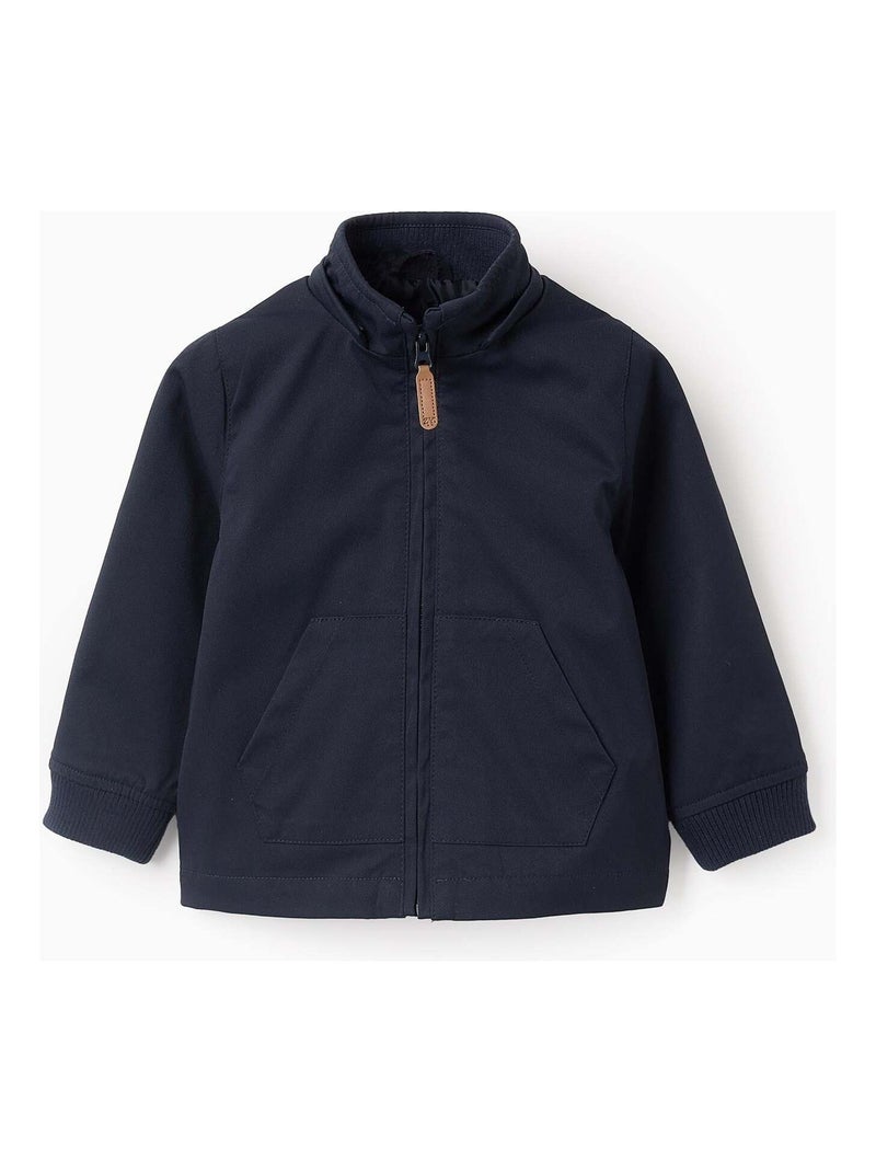 Chaqueta entretiempo con capucha desmontable Azul oscuro - Kiabi