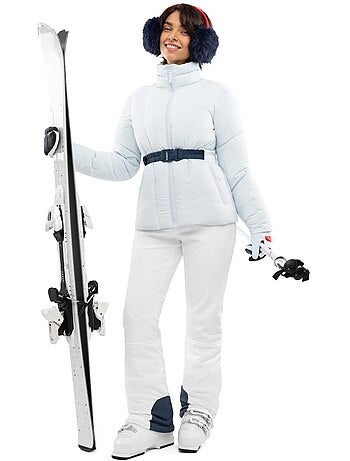 Chaqueta esquí acolchada retro mujer mujer alpengold-w light