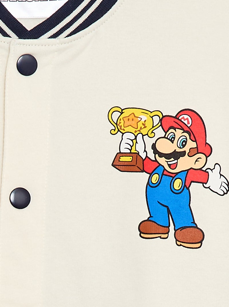 Chaqueta estilo americano 'Mario' 'Nintendo' Blanco - Kiabi