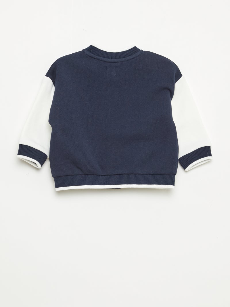 Chaqueta estilo campus americano Azul - Kiabi