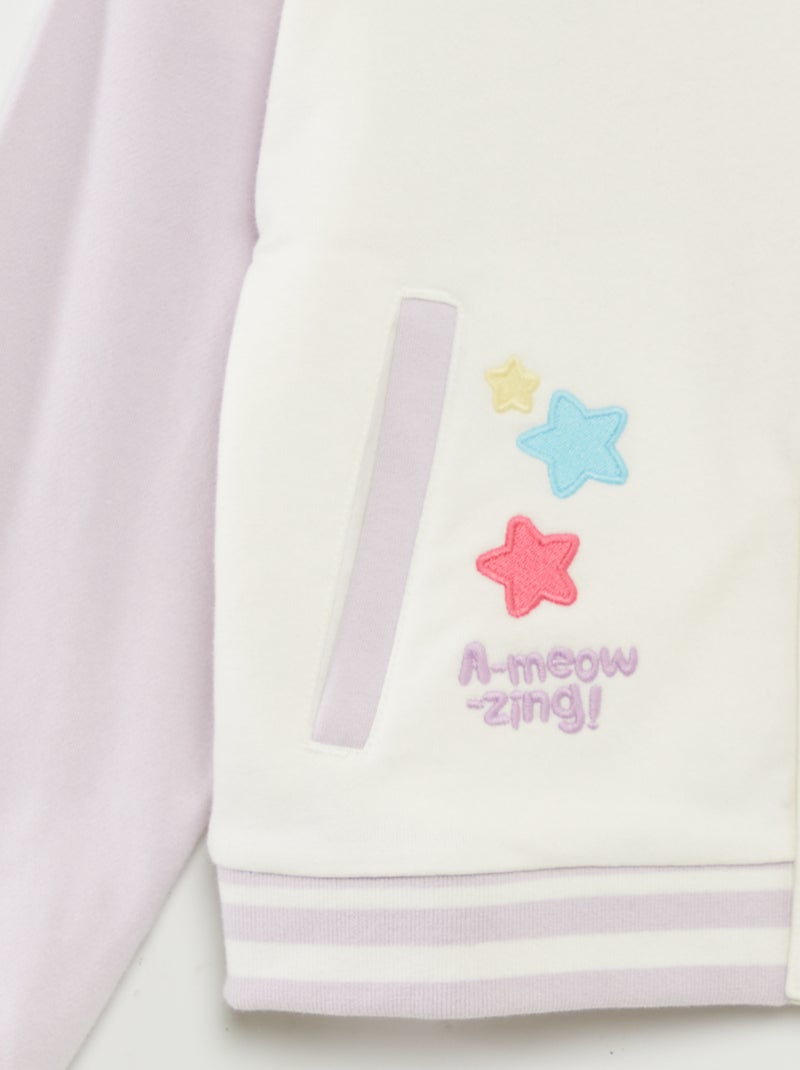Chaqueta estilo campus americano 'La casa de muñecas de Gabby' BLANCO - Kiabi