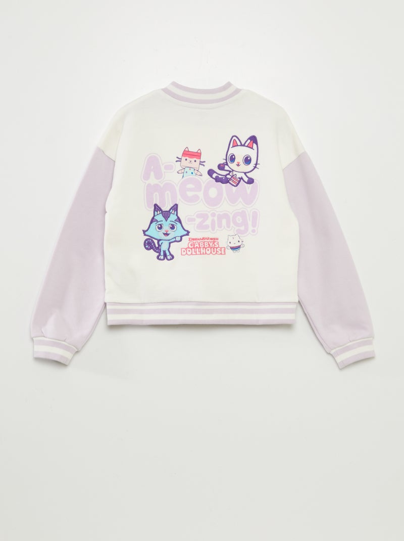 Chaqueta estilo campus americano 'La casa de muñecas de Gabby' BLANCO - Kiabi