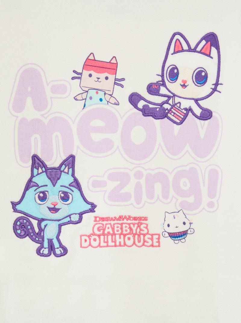Chaqueta estilo campus americano 'La casa de muñecas de Gabby' BLANCO - Kiabi