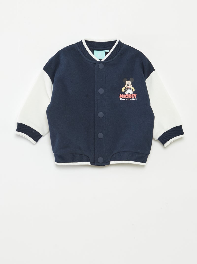 Chaqueta estilo campus 'Mickey' Azul - Kiabi
