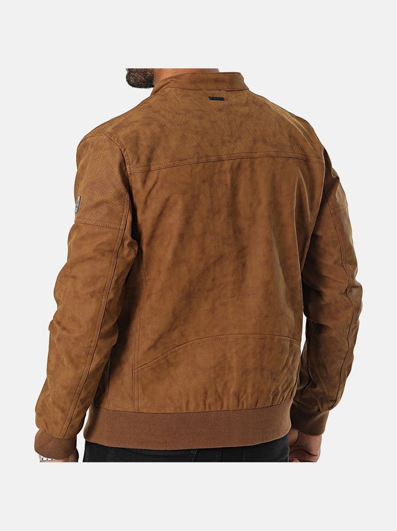 Chaqueta estilo motero - Kaporal Beige - Kiabi