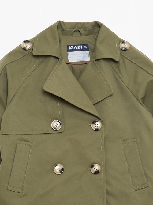 Chaqueta estilo trench cuello de traje - Kiabi