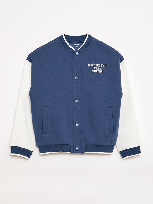 Chaqueta estilo universitario de manga larga - Kiabi