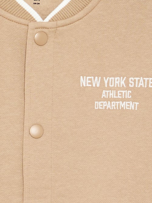 Chaqueta estilo universitario de manga larga - Kiabi