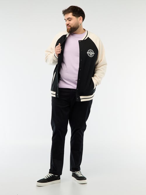 Chaqueta estilo universitario mangas raglán - Kiabi