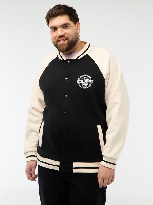 Chaqueta estilo universitario mangas raglán - Kiabi