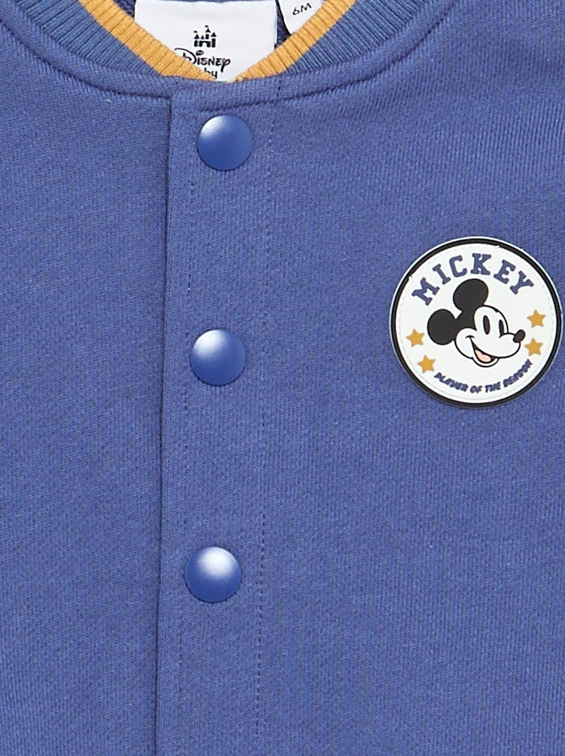 Chaqueta estilo universitario 'Mickey' 'Disney' Azul - Kiabi