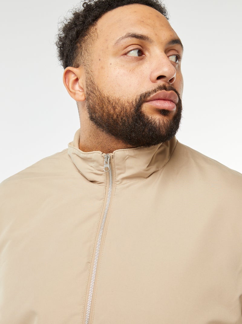 Chaqueta fina con cremallera 'Produkt' BEIGE - Kiabi