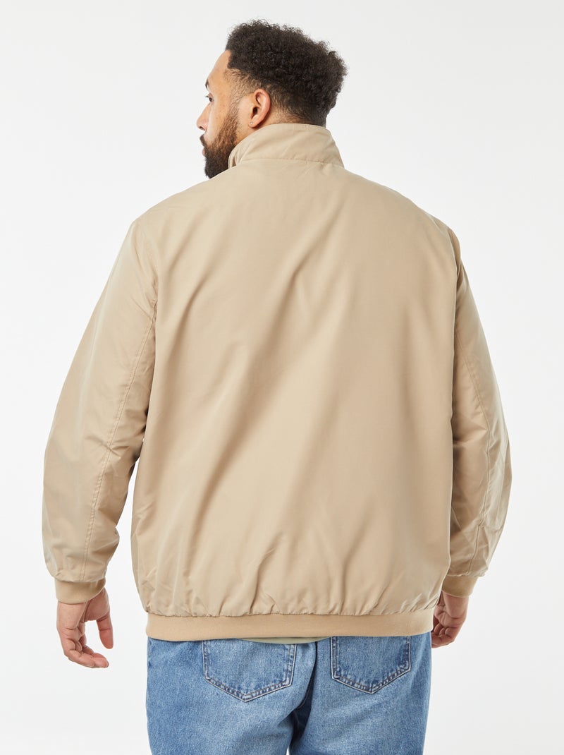 Chaqueta fina con cremallera 'Produkt' BEIGE - Kiabi